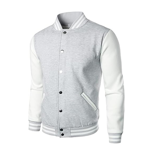 Chaqueta Varsity Personalizada con Logotipo Bordado, Chaqueta de Béisbol de Cuero y Lana de Alta Calidad - Product Image 2