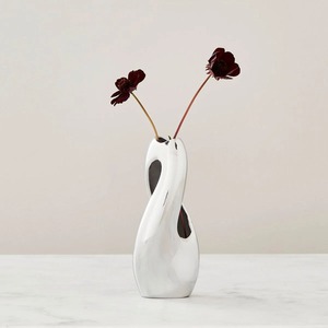 Juego de jarrones de metal plateado de estilo único, centro de mesa decorativo, ideal para mesa de comedor y recepción de oficina, diseño de la India. - Product Image 6