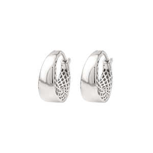 Elegant 925 Silver Bohemian Hoop <b>Earrings</b> For Women Stylish Jewelry For Anniversary Wedding Party And Everyday Fashion - Product Image 2