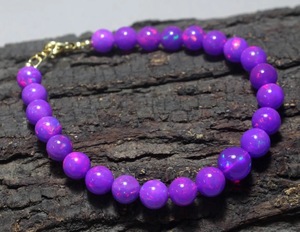 Purple Opal Balls <b>Beads</b> Natural Opal 5-8mm 8"/16" Inches HASNAIN GEMS Brand Rajasthan Origin for Jewelry Making <b>Direct</b> Factory - Product Image 6