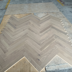 Suelo de ingeniería de espiga de roble blanco, clasificación selecta con revestimiento UV de 15mm, alta calidad, precio barato, Fabricante Mayorista - Product Image 2