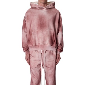 Vente en gros PRO ENTERPRISES 100% Coton Polaire Lourd 420gsm Respirant Surdimensionné Casual Hoodies Front Logo Imprimé Personnalisé - Product Image 5