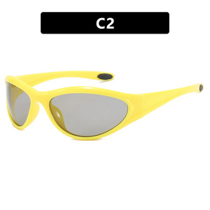 Y2K Futuristic <b>Driving</b> Sunglasses Retro Trendy Narrow Frame Sun <b>Glasses</b> for Fashion Streetwear Daily Fashion Sunglasses - Product Image 6