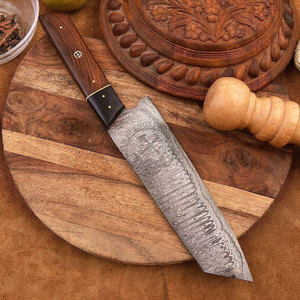 Nouveauté : Couteau de Chef Santoku Japonais en Acier Damas, Fait Main, Manche Intégral, 8 Pouces, Ambidextre, Couteaux de Cuisine Bunka de Luxe - Product Image 5