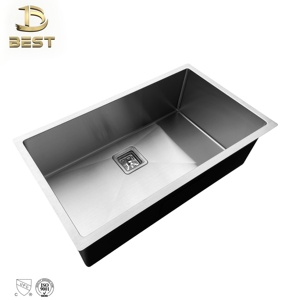 Fregadero de Cocina de Acero Inoxidable 304 de Alta Calidad Hecho a Mano en Vietnam, de un Solo Tazón, Acabado Cepillado, Anti-Rayaduras, Instalación Bajo Encimera - Product Image 6