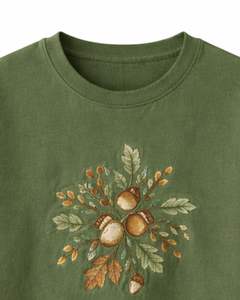 Camiseta Personalizada Verde Oliva para Mujer, con Estampado Gráfico, Cuello Redondo, Algodón Suave, Manga Corta, Informal, Ligera y Cómoda para Verano - Product Image 5