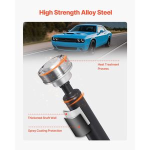 Albero di trasmissione posteriore per Dodge Charger V6 3.6L (2015-2019), 71.7"-73.2", ricambio per albero cardanico # 976-987 97 - Product Image 6