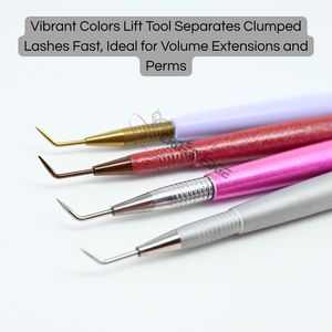 Séparateur de cils de précision durable en acier inoxydable à pointe fine, outil d'isolation des cils pour extensions et usage professionnel en salon - Product Image 3