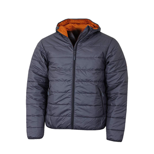 Veste matelassée légère pour homme, résistante à l'eau, coupe-vent, col montant, fermeture éclair intégrale, manteau d'hiver chaud et isolé pour l'extérieur - Product Image 5