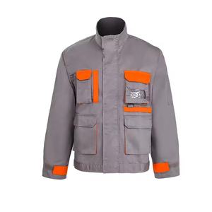 2025ชุดเสื้อแจ็กเก็ตกางเกงสะท้อนแสงกันลมกันน้ำผ้าฝ้ายทอลายทแยงทนทานมองเห็นได้ชัดเจนปรับแต่งได้ตามต้องการ - Product Image 1