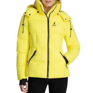 เสื้อโค้ทแจ็คเก็ตบุนวมสำหรับผู้หญิง, เสื้อโค้ทผ้าระบายอากาศน้ำหนักเบากันลมสำหรับฤดูหนาว - Product Image 4