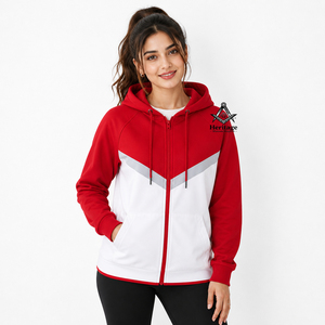 Heritage Masonic Regalia Sweat à capuche uni haut de gamme pour femme – Pull en coton pour le sport, mode décontractée minimaliste pour tous les jours - Product Image 1