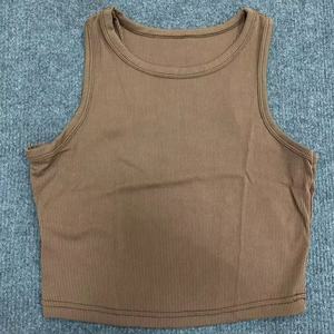 Camiseta sin mangas de talla grande ligera de calidad superior para mujer, ropa de Fitness, tela transpirable de algodón/bambú, venta al por mayor y tamaños personalizados - Product Image 5