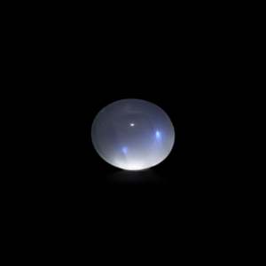 Natural Blue Moonstone 6.9 Carat Faceted Rondelle Loose Gemstone for Fine Jewelry - Product Image 1