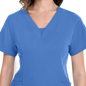 ชุดยูนิฟอร์มแพทย์ ชุดพยาบาลโรงพยาบาล ชุดสครับพร้อมปักโลโก้ ขายส่ง ชุดสครับแพทย์ Shaghaf Sports Wear Impex Sc2 โพลีเอสเตอร์ 100% - Product Image 2