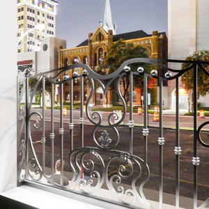 Decorative Balcony Railing Iron Balcony Railings for Outdoor Use Strong Durable Steel Balcony Design for Luxury Home Exterior - Product Image 6