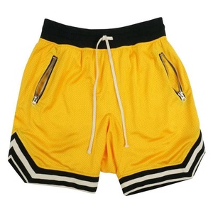 High Quality Breathable 100% Cotton Hip Hop Anti-UV Blank Gym Shorts Men Custom Sports Shorts Custom Logo Basketball Shorts - Product Image 1