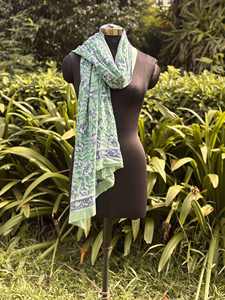 Pareo de Playa de Algodón con Estampado Artesanal Indio, Sarong de Playa de Tela Suave de Voile, Pareo de Verano, Regalo para Ella - Product Image 5