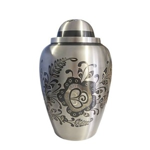 Urna Funeraria de Plata con Alas de Ángel, Estilo Europeo, para Adultos, con Diseños Personalizables, Urna Decorativa para Cenizas Humanas - Product Image 4