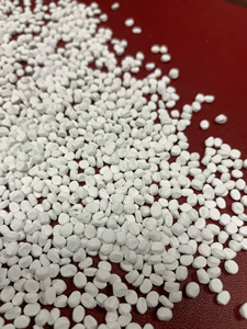 High Opacity White <b>Masterbatch</b> <b>Plastic</b> Granules with 70% TiO2 Content for PP PE Blown Film - Product Image 5