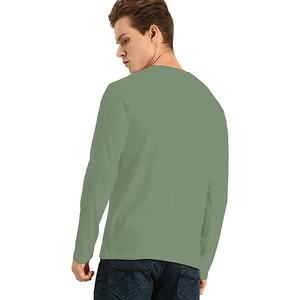 2024, camiseta de entrenamiento deportivo de manga larga con cuello redondo para hombre, tela de punto con estampado Digital de secado rápido, personalizable de alta calidad - Product Image 2