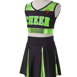 Uniforme de cheerleading de haute qualité, tissu résistant de qualité supérieure, motifs élégants, mouvements flexibles, performance optimale - Product Image 5