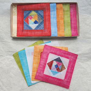 Posavasos coreano versátil de patchwork tradicional, mantel individual reutilizable de tela para tazas, té, cubiertos, decoración de comedor, regalos y souvenirs - Product Image 3