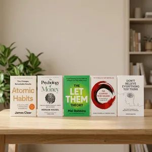 Set de 5 Libros de Psicología y Autoayuda: Teoría Mone Let Them, Coraje, No Ser Agradable, No Creer Todo lo Que Piensas, Tapa Blanda - Product Image 2