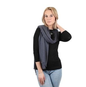 Châle Pashmina doux et chaud pour femmes surdimensionné avec du fil de laine de cachemire intérieur mongol durable pour les voyages d'hiver - Product Image 6