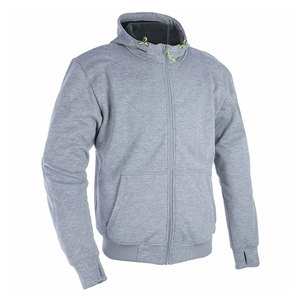 Sweat-shirt à capuche oversize pour homme, gris uni, en molleton, décontracté, coupe classique, avec poche, pour l'automne - Product Image 5