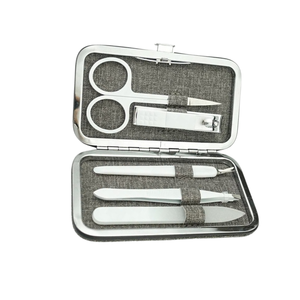 Hot Selling Professional Manicure Pedicure <b>Kit</b> Stainless Steel <b>Nail</b> Clipper Grooming Set OEM Custom Logo Wholesale - Product Image 1