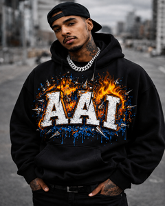 Sudaderas con Capucha Personalizadas de Marca Privada, Sudaderas con Estampado Gráfico DTG de Algodón Premium para Hombre, Proveedor de Ropa al por Mayor OEM - Product Image 1