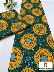 High Lightweight African Wax Print Cotton Twill <b>Fabric</b> Ankara Dress Material Outdoor OEM ODM Custom Manufacturing Service - Product Image 6