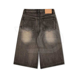 Jorts pour hommes, coupe décontractée, style décontracté d'été, légers, respirants, coupe droite, style outdoor, 100% coton, couleur unie, écologiques - Product Image 2