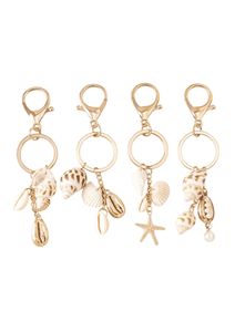 Vietnam Handmade Natural Seashell Keychain Beach Gift Marine Decor Promotional Key <b>Ring</b> OEM ODM Manufacturer - Product Image 2