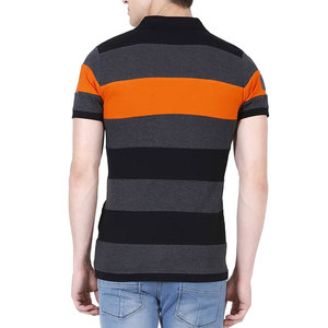 เสื้อโปโลแขนสั้นน้ำหนักเบาขายดี ดีไซน์เท่ คอปกพับได้ ผ้าฝ้าย 100% รับผลิตแบบ OEM พิมพ์ลายได้ ใส่ได้ทั้งชายและหญิง - Product Image 5