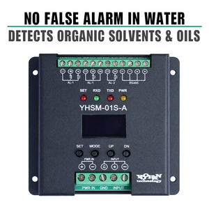 Módulo de Control de Detección de Fugas de 1 Canal para Solventes y Aceites |   RS-485 Modbus |   Sistema de Alarma Industrial para Derrames de Líquidos |   Clasificación IP65 | - Product Image 2