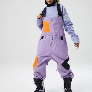 Pantalon de ski unisexe grande taille imperméable -Tex Ripstop respirant, isolé, coupe-vent, pour snowboard, polyester/nylon 1800g - Product Image 1