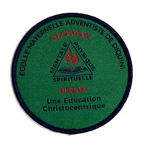 Premium Logos Emblems Custom Woven Patches Eco-Friendly Sew-On Flower Alphabet Designs Canvas Fabric - Product Image 6