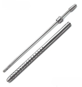 Tubo de succión curvo de acero inoxidable Poole Manual, certificado CE, todos los tamaños, para hospitales, cirugía y veterinaria, por Metal Med Corp MM-0526-5 - Product Image 4