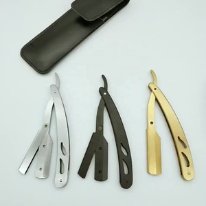 Juego de maquinilla de afeitar profesional para hombre al por mayor de 3 etiquetas y colores personalizados maquinilla de afeitar de acero inoxidable - Product Image 2