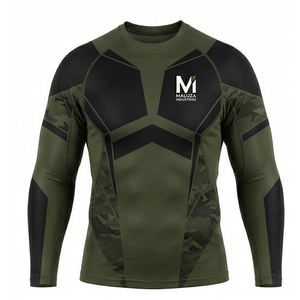 Traje de Compresión Deportivo Unisex para Gimnasio, Entrenamiento, Running, Transpirable, Ligero, Spandex/Poliéster, Personalizable, USA, Europa, MALUZA - Product Image 1