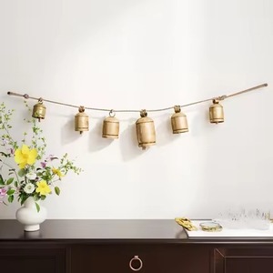 Campana Colgante Metálica Decorativa para Árbol de Navidad, Adorno Festivo para Puerta, Ventana, Pared del Hogar, Decoración Navideña - Product Image 6