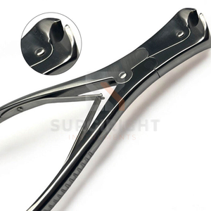 Coupe-fils chirurgical angulaire de 8,5 pouces en acier inoxydable de qualité supérieure, instrument manuel orthopédique par Blush Surgical - Product Image 5