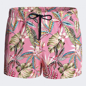 Shorts pour femmes en tissu toile 100% polyester, sublimation, anti-rétrécissement, couleurs personnalisées, vêtements décontractés, shorts d'été de haute qualité - Product Image 4