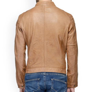 Chaqueta de cuero elegante para hombre, más vendida, disponible en diferentes colores, al mejor precio. - Product Image 4