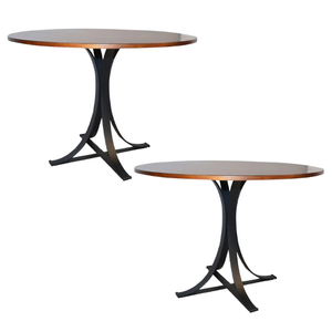 Table à manger ronde avec pieds en métal Meubles de salle à manger Designs de qualité supérieure au meilleur prix du centre de Java en Indonésie - Product Image 4