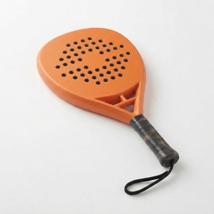 Raquette de padel en fibre de carbone premium, légère, en graphite, noyau en mousse EVA, cadre durable, face texturée, design de poignée équilibrée - Product Image 5
