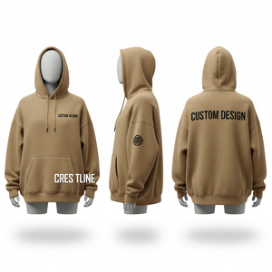 เสื้อฮู้ดดี้สีฟ้าอ่อนแบบสั่งทำพิเศษ ทรงโอเวอร์ไซส์ ผ้าฝ้ายเฟรนช์เทอร์รี่ สวมใส่ได้ทั้งชายและหญิง พร้อมลายปักดาวด้านหน้าและด้านหลัง - Product Image 2