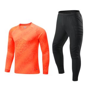 Custom Team Uniforms for Goalies Short Sleeve Breathable Goalkeeper Uniform Set 100% Polyester <b>Soccer</b> - Product Image 3